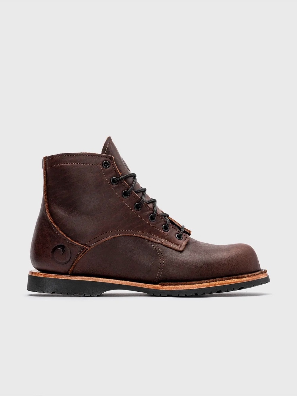 Origin Maine The American Bison 6” Leather Boots, Standard Lug, USA Made Size 10